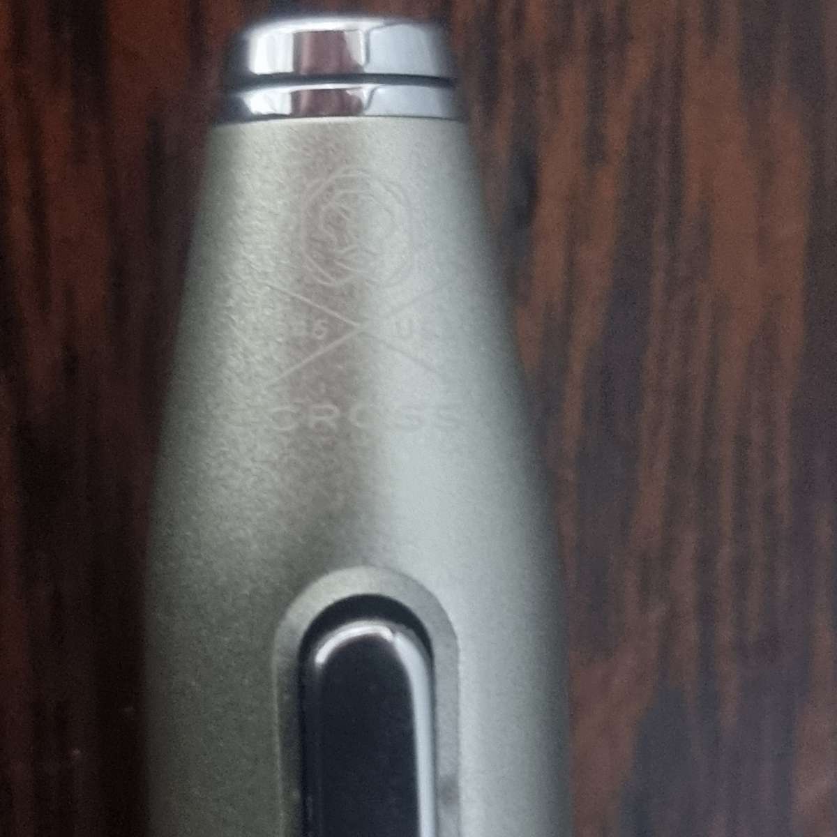 Cross ball point pen silver grey