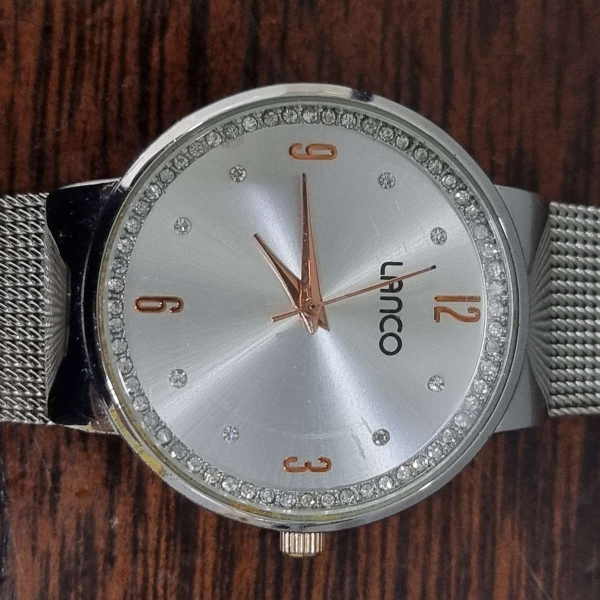 Lanco watch with stainless steel strap