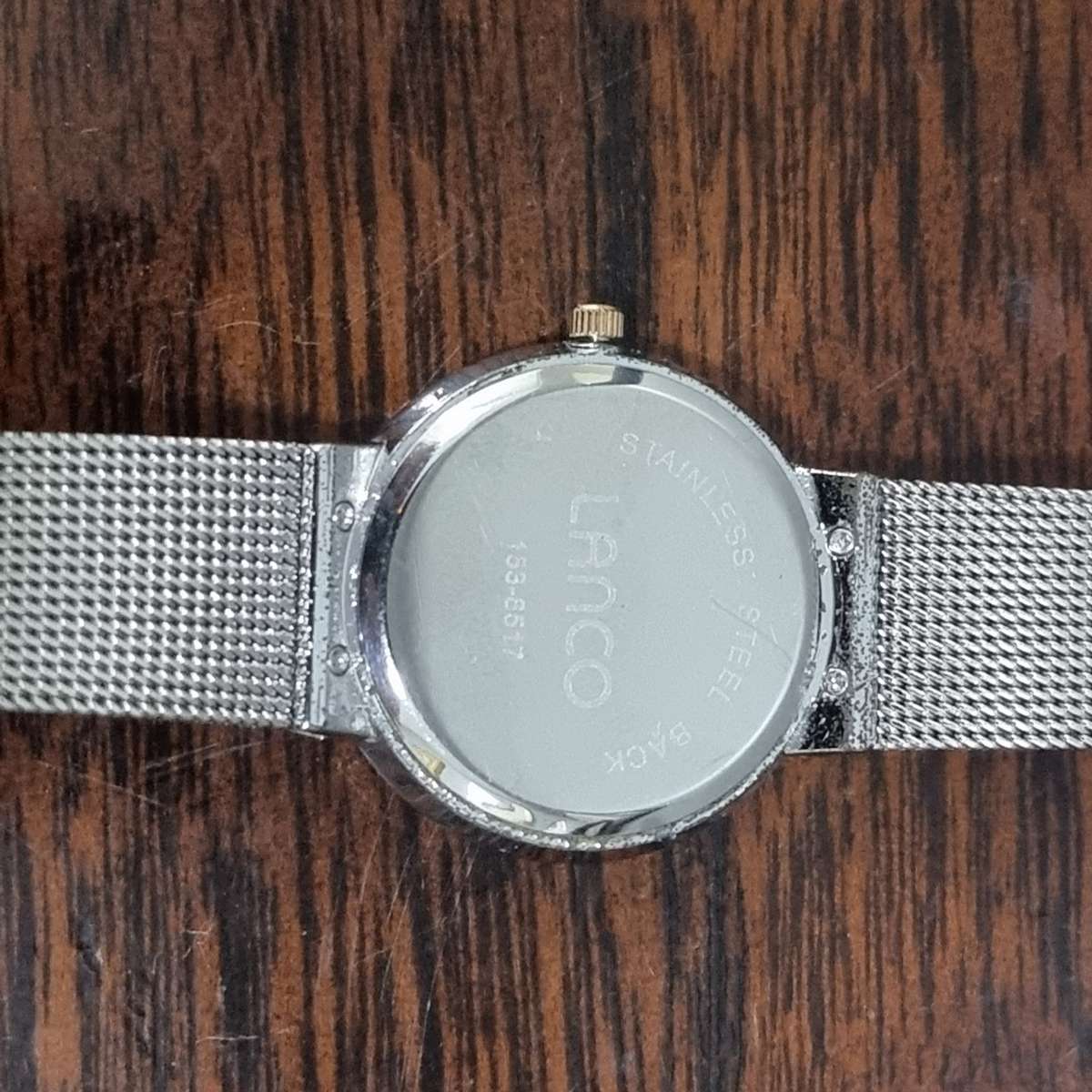 Lanco watch with stainless steel strap