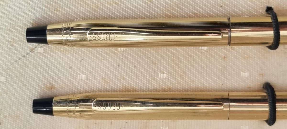 Gold Cross Pen and Pencil Set