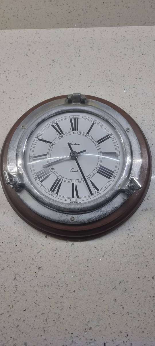 Vintage Maritime nautical Ships Clock.