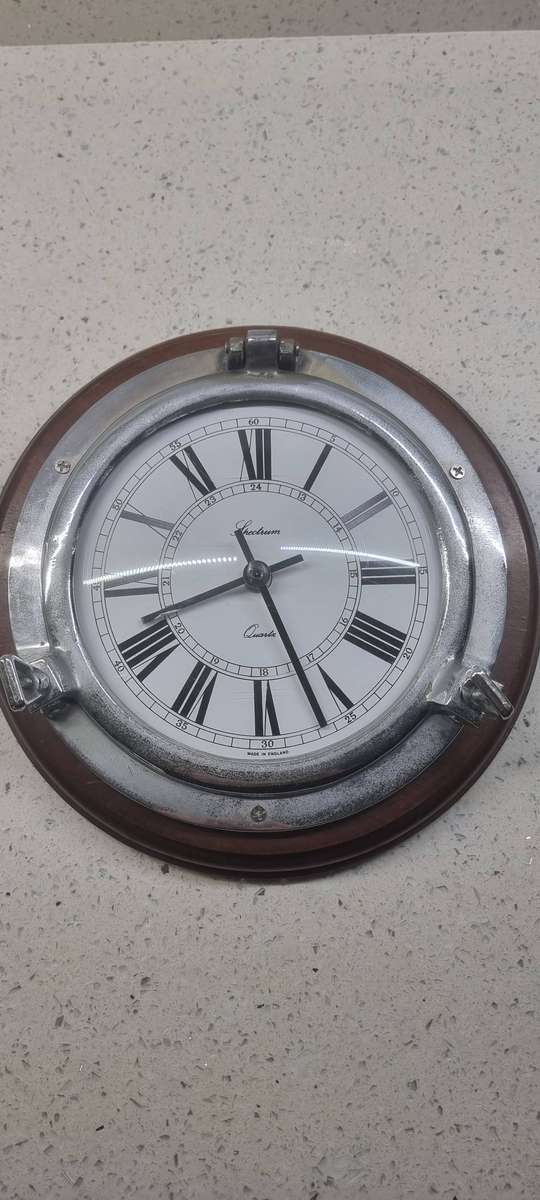 Vintage Maritime nautical Ships Clock.