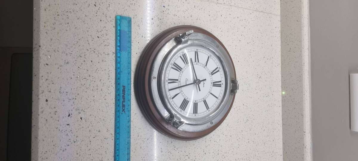 Vintage Maritime nautical Ships Clock.