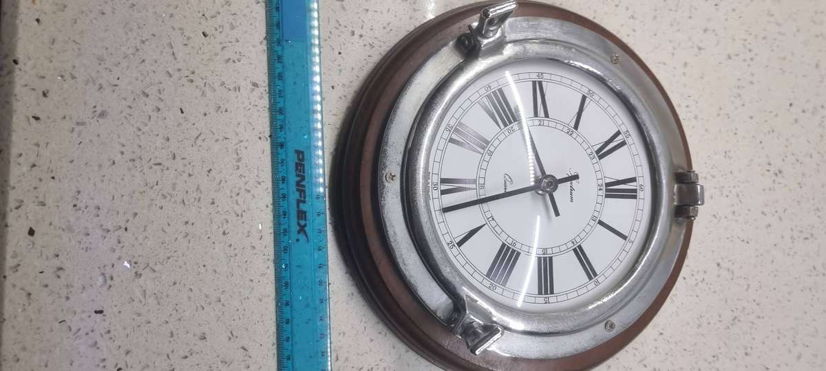 Vintage Maritime nautical Ships Clock.