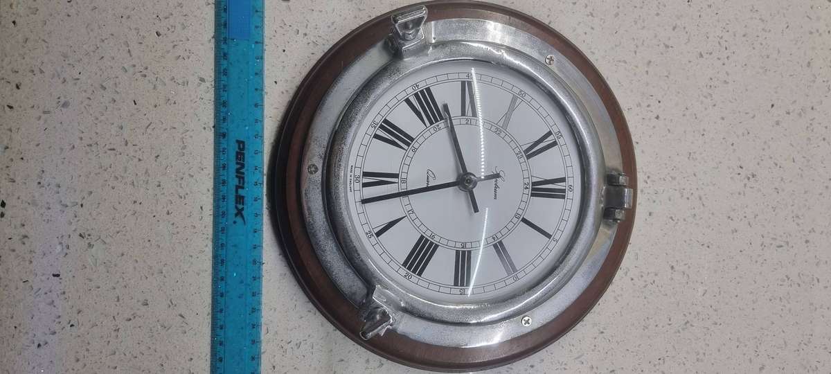 Vintage Maritime nautical Ships Clock.