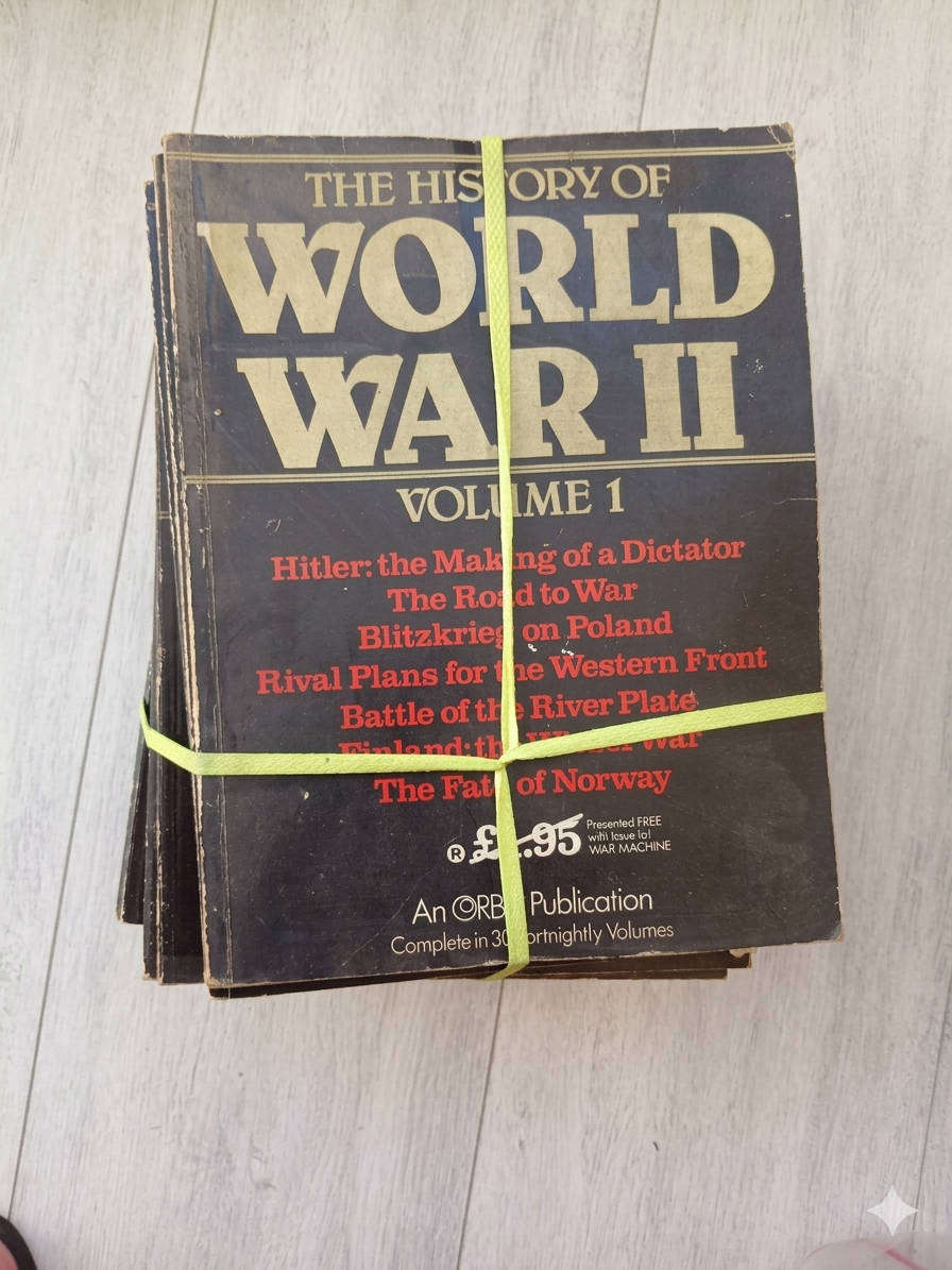 Vintage 30-Volume World War II History Set (Orbis, 1983)