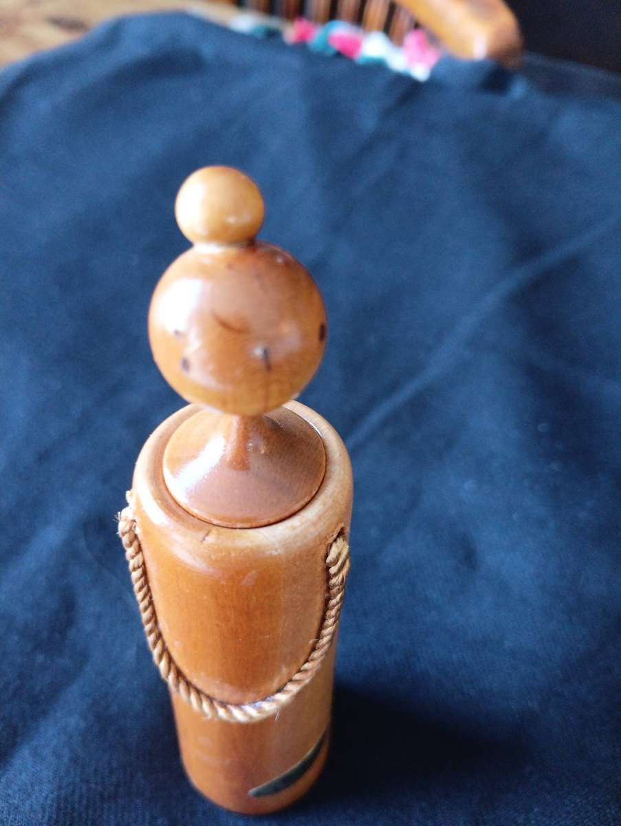 Rare Vintage Japanese Kokeshi Doll Creative Toothpick Holder