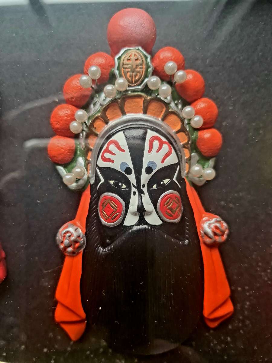 Beautifully framed Vintage Chinese Gods