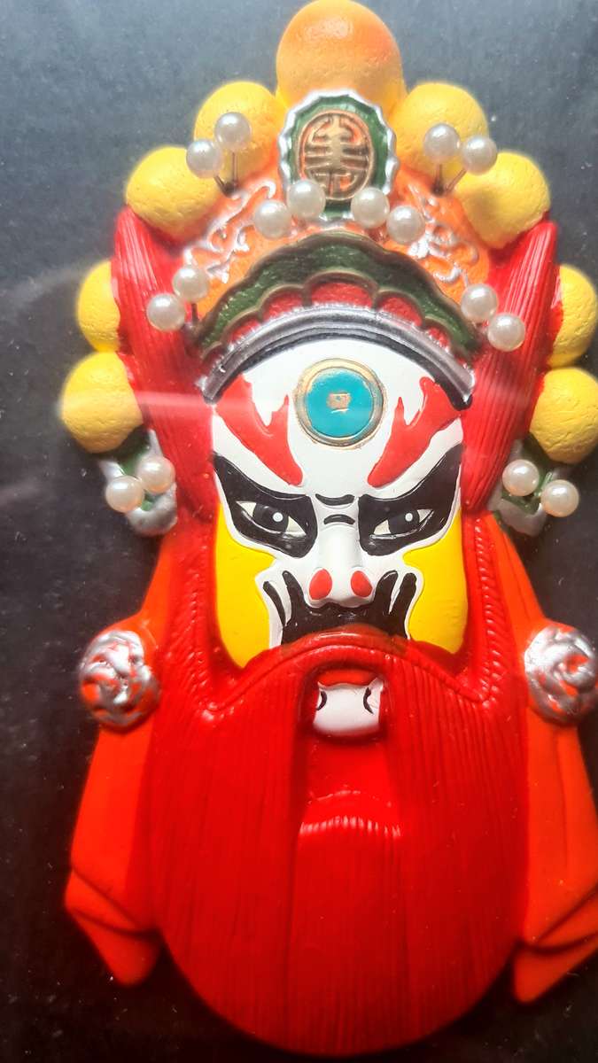 Beautifully framed Vintage Chinese Gods