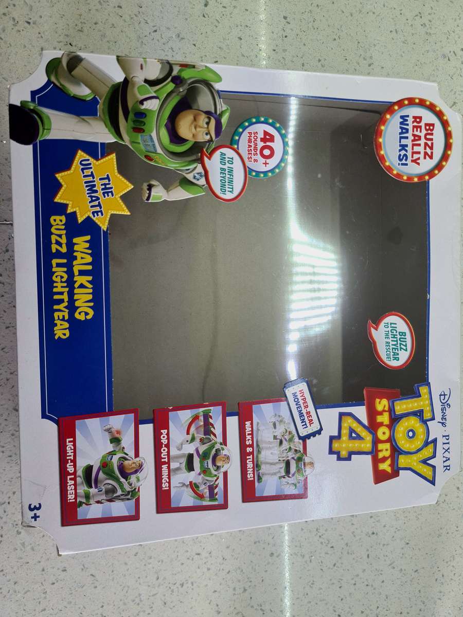 Disney Toy STory  4 Buzz Lightyear Talking & Walking in original box