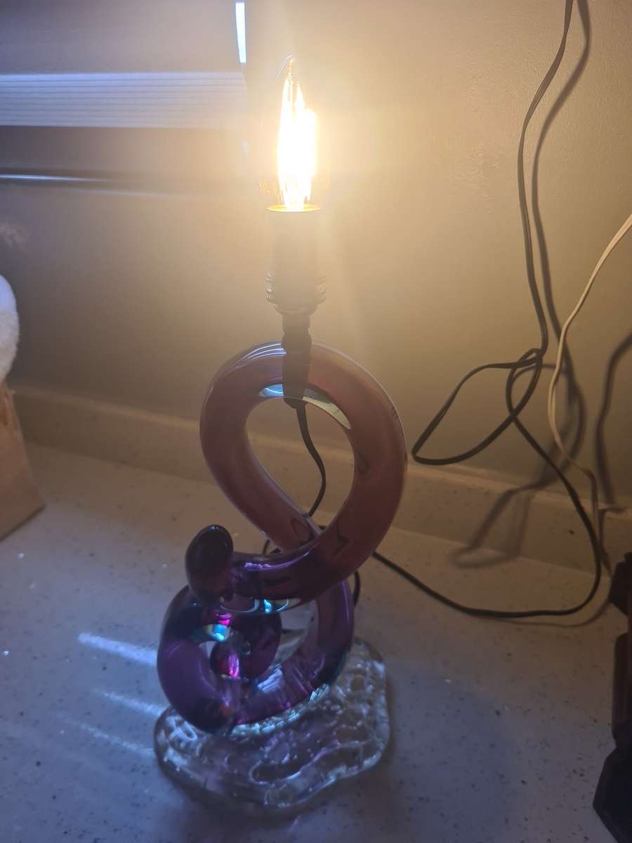 Very Rare! Vintage Murano Table Lamp