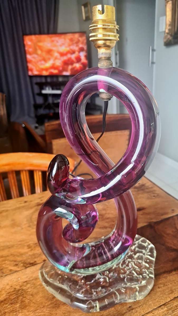 Very Rare! Vintage Murano Table Lamp