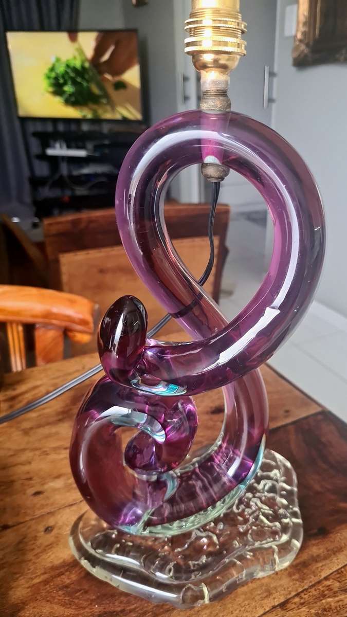 Very Rare! Vintage Murano Table Lamp