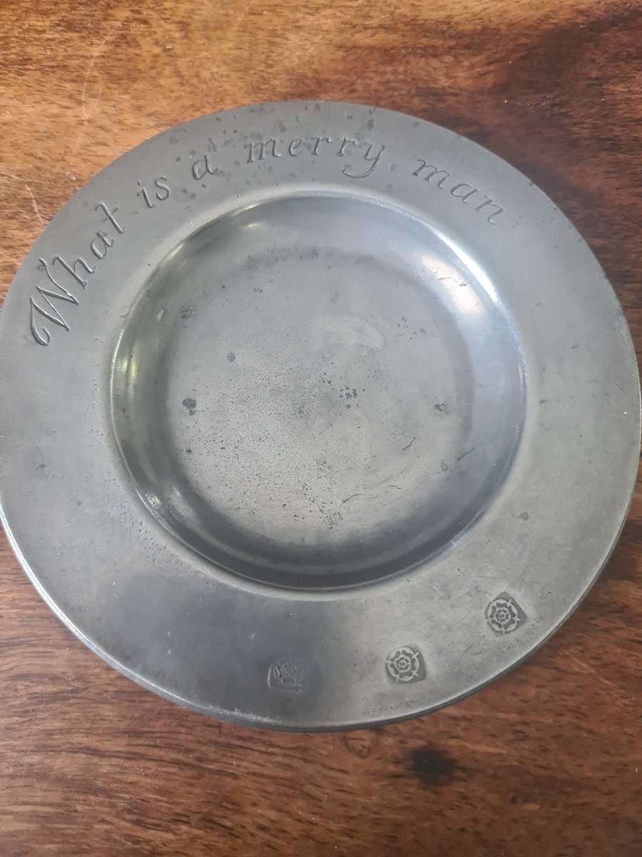 Very Rare!!  Antique Solid Pewter Drink Coaster Set of 6  London