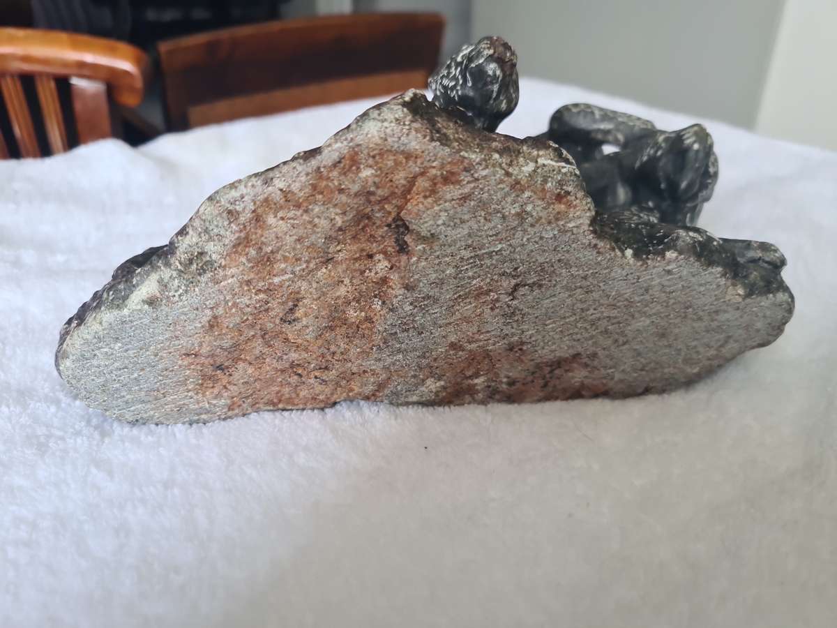 Family of 3 Leopard, Stone Sculpture