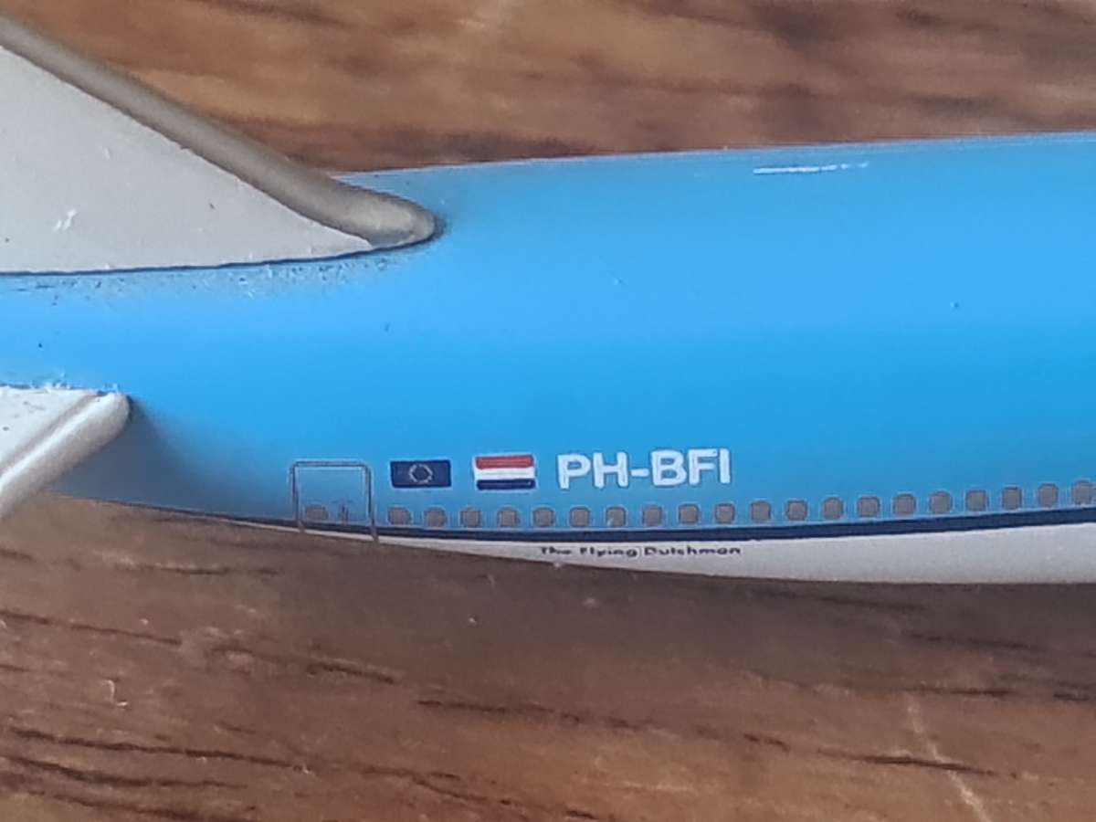 Diecast B747 KLM