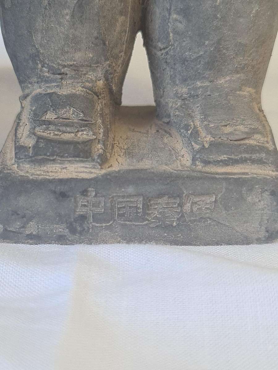 Chinese Warriors Figurines | 2 China Terracotta Warriors | Xian Soldier Statues