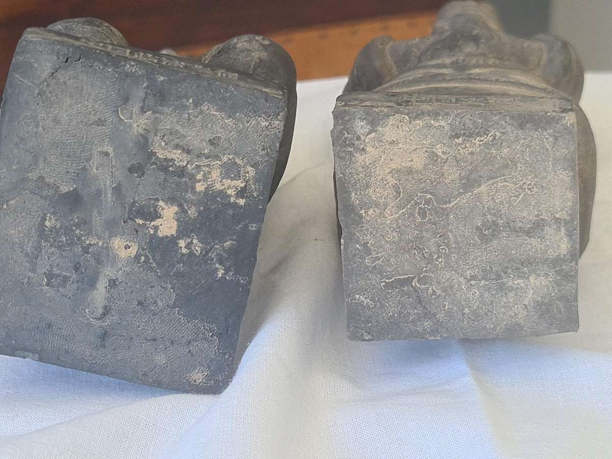 Chinese Warriors Figurines | 2 China Terracotta Warriors | Xian Soldier Statues