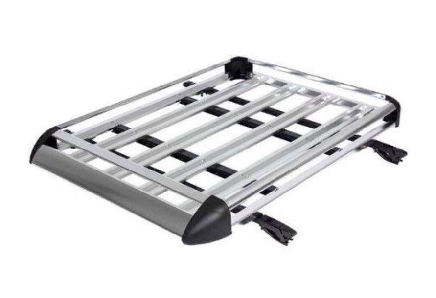Silver Aluminium, Universal Car SUV Luggage Cargo Railing Rack 1400 x 100CM