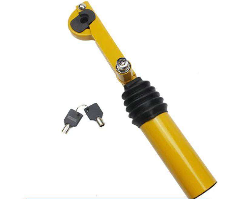 Car Lock Hand Brake Lock Gear Lock Anti-Theft Lock Gear Yellow