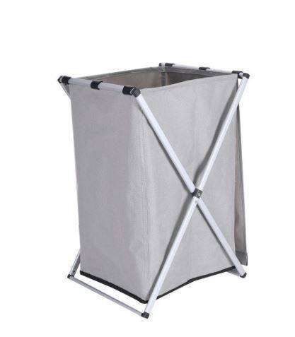 Collapsible & Portable Laundry Storage Basket - Grey