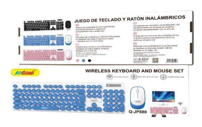 Andowl Keyboard and Mouse set - Black