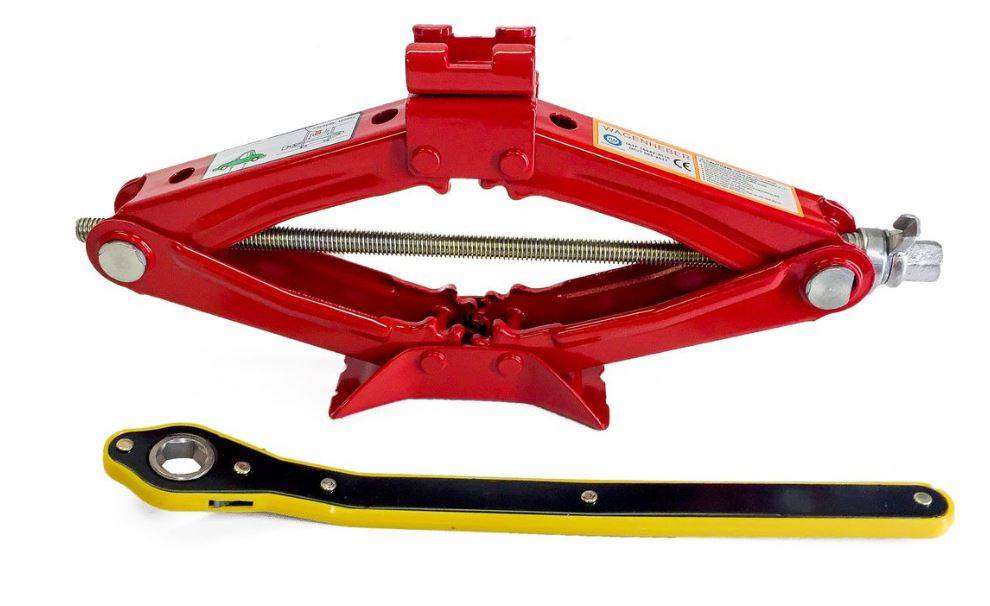 2 Ton Scissor Jack with Ratchet Handle Heavy Duty Car Lift Jack