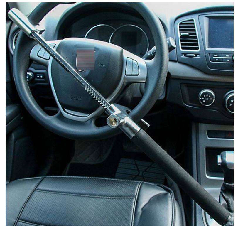 Anti Rob Extendable Car Steering Wheel Lock