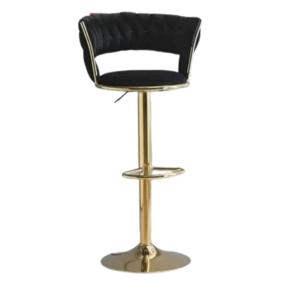 Black Swivel Adjustable Height Stool