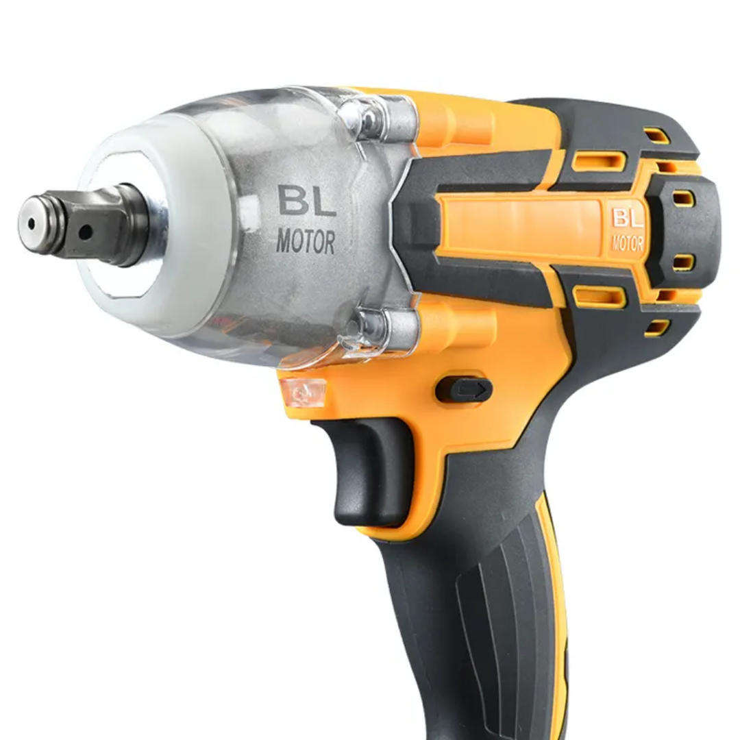 500NM Wireless Impact Wrench, 2 Batteries, Charger, Case & Gloves - 7Pc 21V