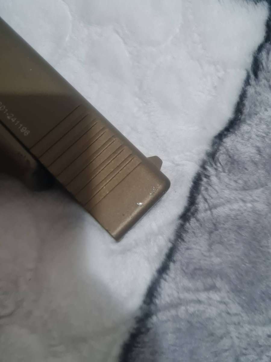 AKSA AK14 Gold/Tan Blank Pepper Gun With 2 Pepper Bullets, Holster And Carry Case