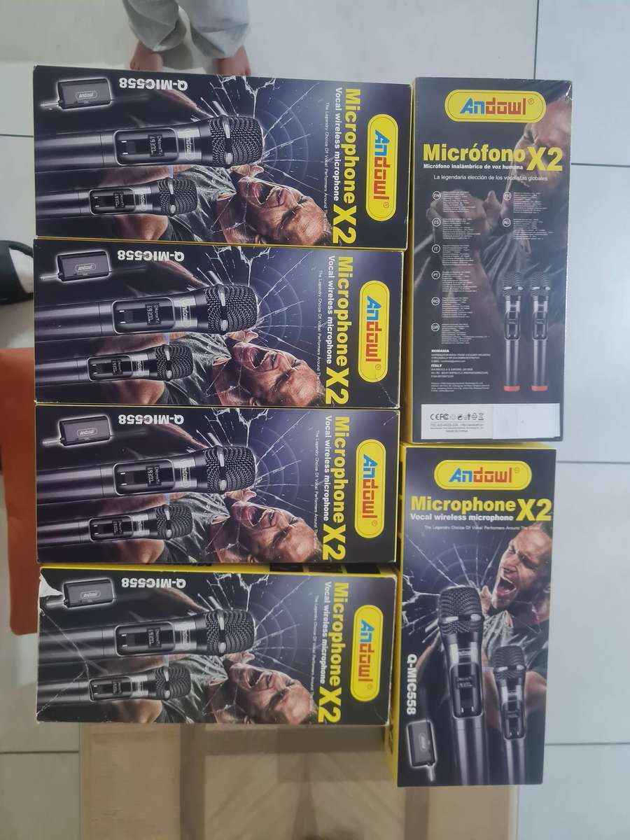 BULK R2700 VALUE 2 Pc Cordless handheld Microphone Set With Rechargeable Receiver & Batteries