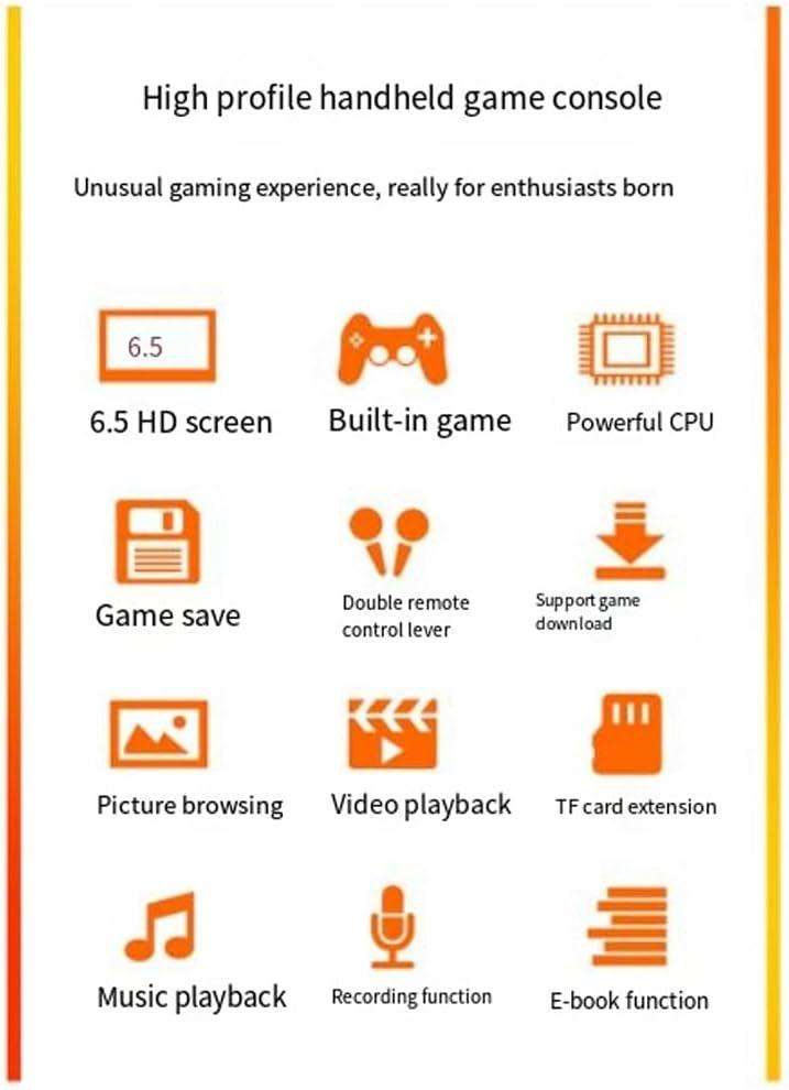 7 Inch Handheld Portable Game Console With 17224 Built In Retro Games