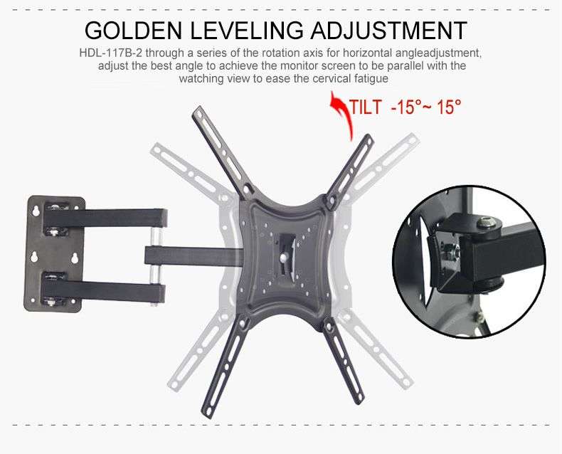 14-55inch Full motion Cantilever Mount TV Bracket