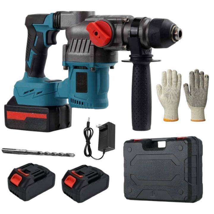21V Cordless Rotary Hammer Drill - Heavy Duty 850W BL Motor Hammer Drill