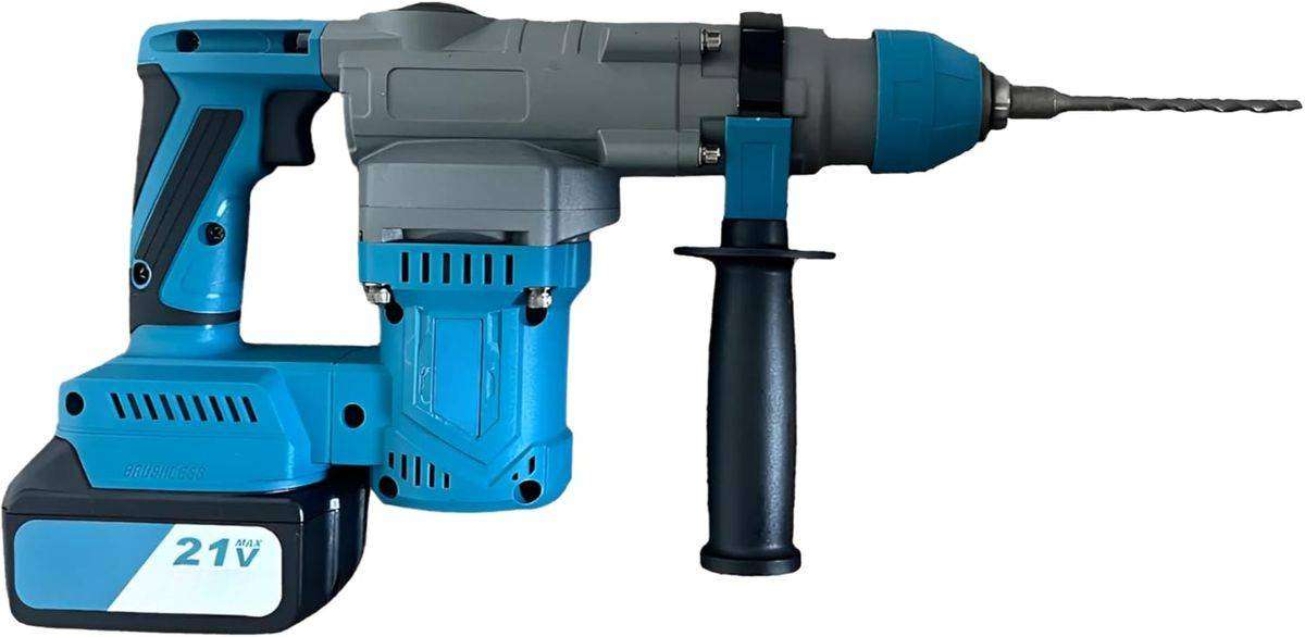 21V Cordless Rotary Hammer Drill - Heavy Duty 850W BL Motor Hammer Drill