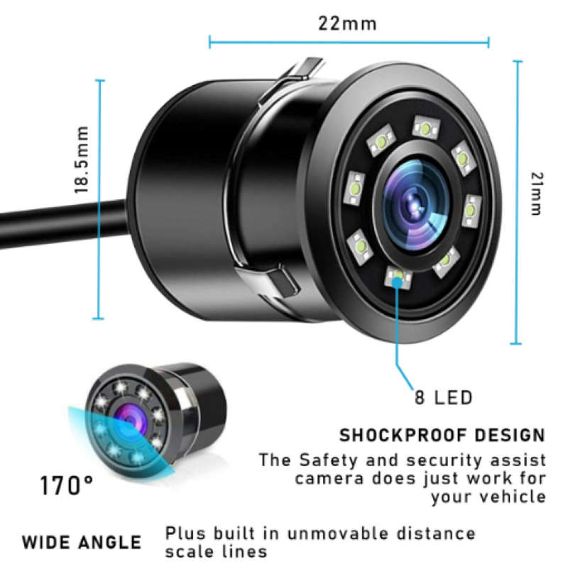 600cm HD 1080p Car Reversing Camera - Vehicle Backup Camera