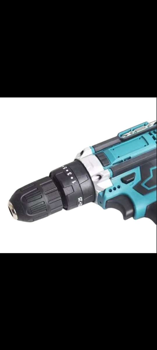 29 Pc Wireless Impact Drill Set With Drill Bits, Safety Gloves & Carry Case