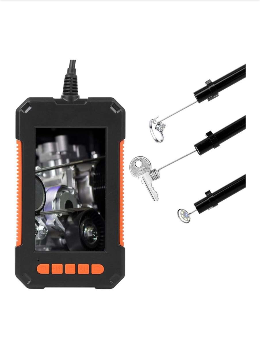 4K HD 4.3" LCD Endoscope Inspection Camera 1080P 8 LED - 5M