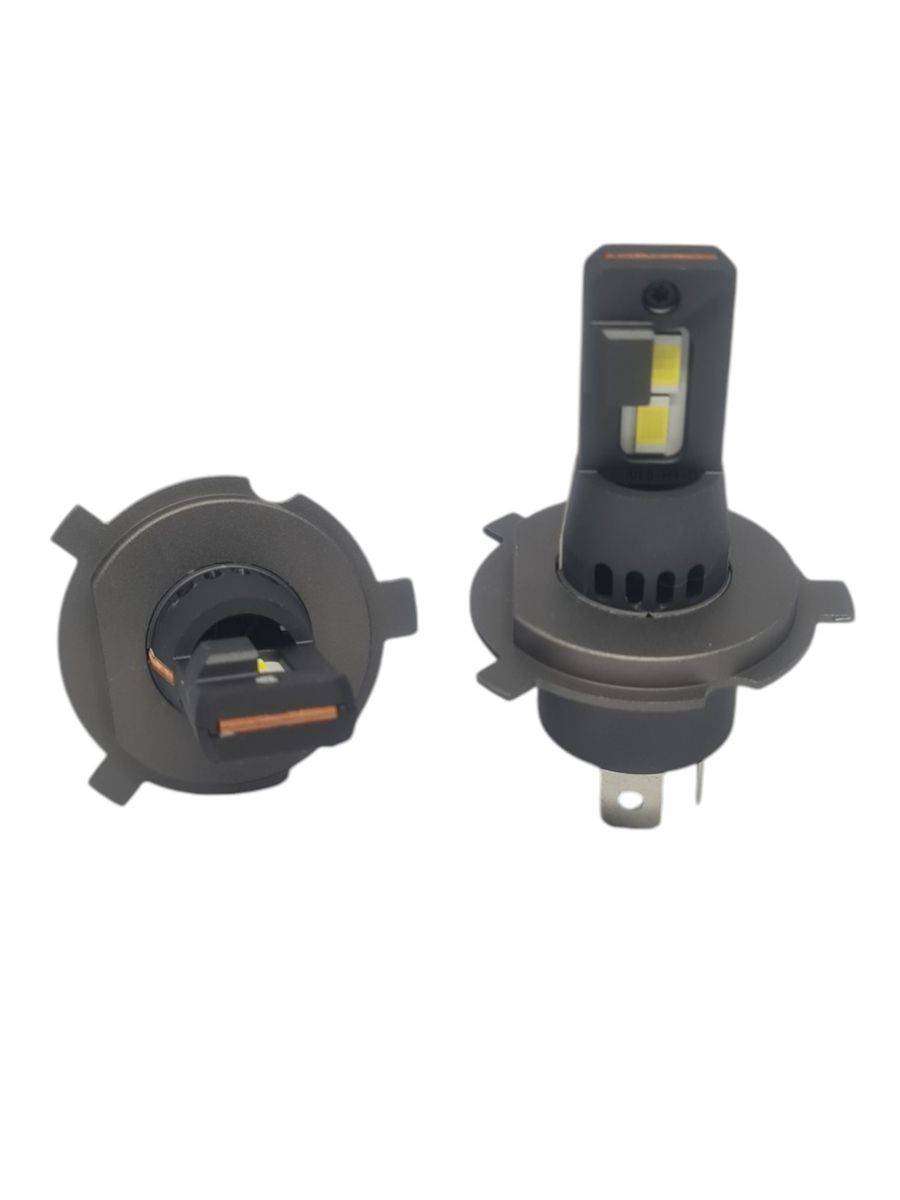 H4 60W 7200LM Super Bright LED Headlights With Cooling Fan - 3 Pin