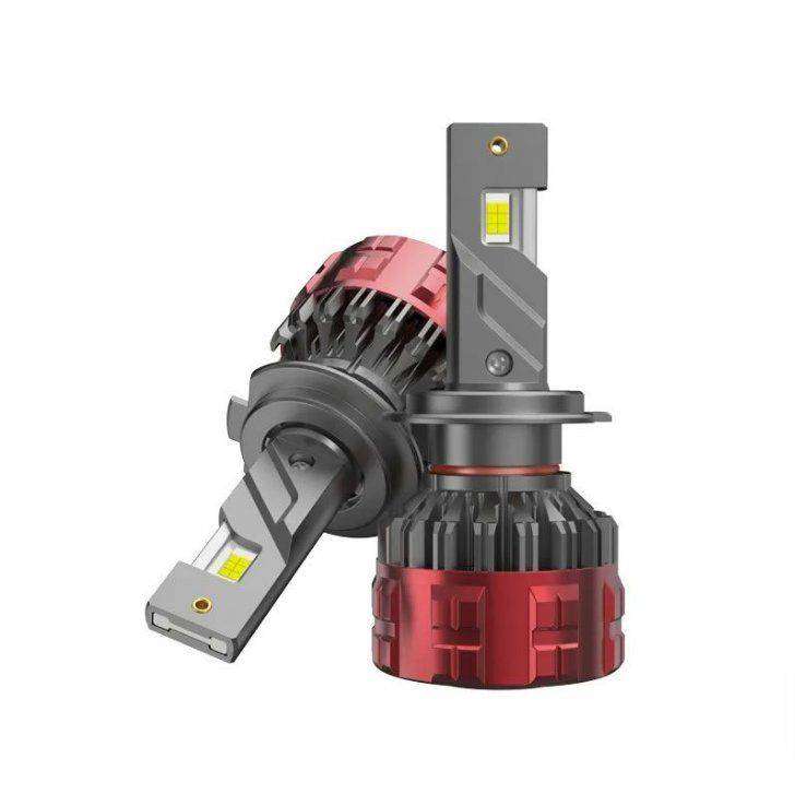 H4 65W Ultra Bright 6500 Lumen LED Vehicle Headlight Bulbs - 2 Bulbs