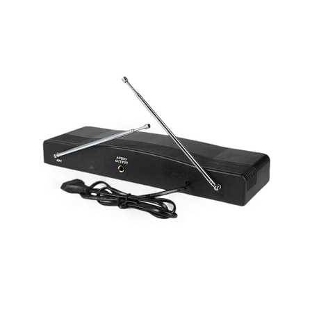 DEFECTIVE 2 Piece Wireless Microphone & Receiver Kit for Public Speaking & Karaoke