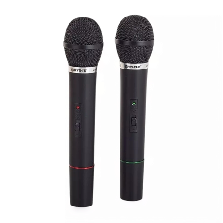 DEFECTIVE 2 Piece Wireless Microphone & Receiver Kit for Public Speaking & Karaoke