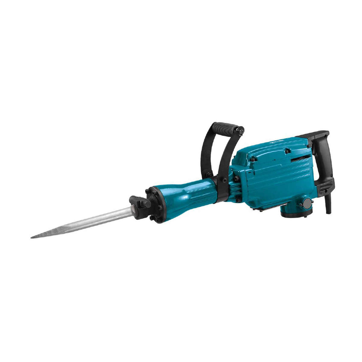 2100W Demolition Jack Hammer Concrete Breaker, Gloves, Bits & Case - Blue