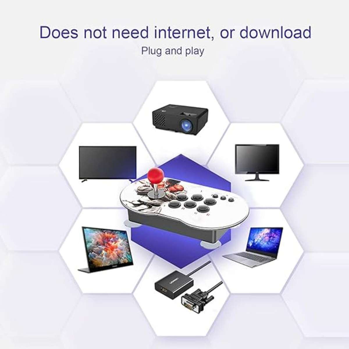 Dual Arcade Retro Gaming Joystick Console with 20349 Built-In Retro Games