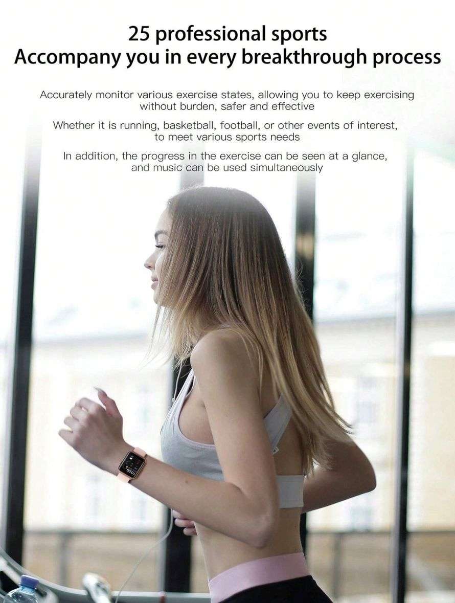 Smart Watch For Apple iOS and Android Phones Fitness Tracker - Q19