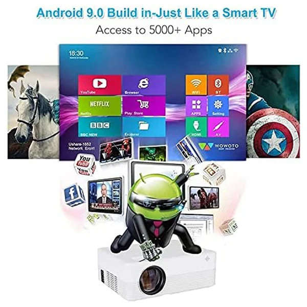Foyu Android 9.0 Smart Wifi Projector