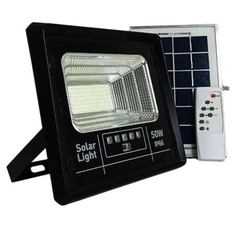 50w Solar Floodlight flood light + solar panel