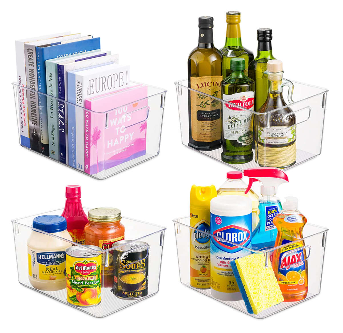 2 Pack Multifunctional Storage Container - 28 x 16 x 13 cm