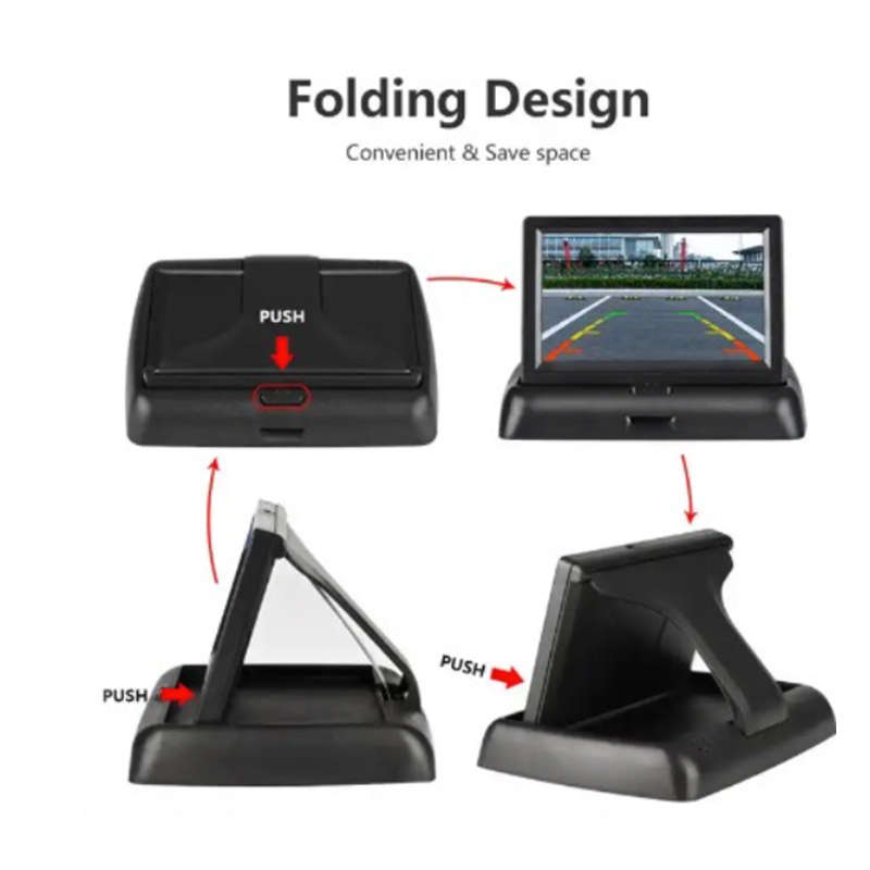 4.3" TFT-LED Car Monitor 1080P